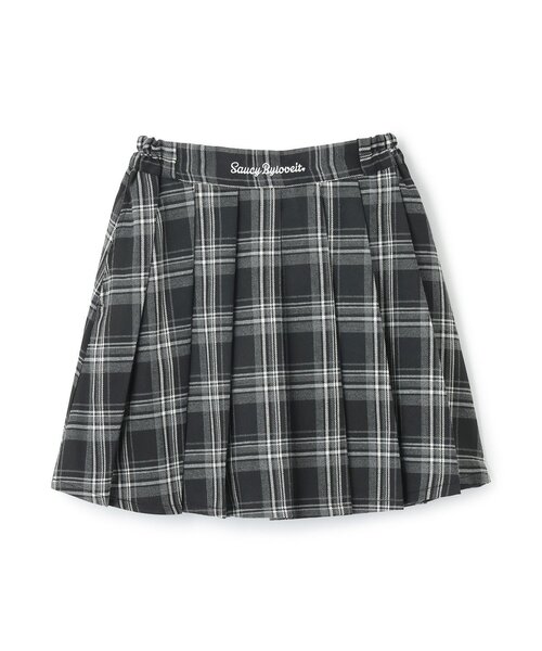 by LOVEiT(バイラビット)の「チェックプリーツスカート(スカート・キッズ・ブラック/ピンク/ブラウン・130cm/140cm/120cm/150cm/160cm)」の2枚目の写真