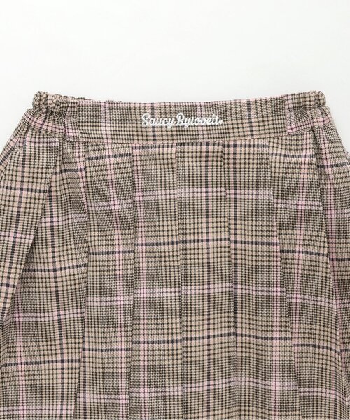 by LOVEiT(バイラビット)の「チェックプリーツスカート(スカート・キッズ・ブラック/ピンク/ブラウン・130cm/140cm/120cm/150cm/160cm)」の5枚目の写真