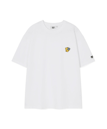 キキダブルワッペン半袖Tシャツホワイト