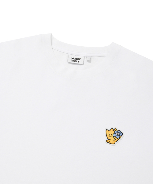 Wacky WiLLy(ワッキーウィリー)の「キキダブルワッペン半袖Tシャツホワイト(Tシャツ/カットソー・レディース・その他・MEDIUM/LARGE/X-LARGE/XX-LARGE/SMALL/X-SMALL)」の3枚目の写真
