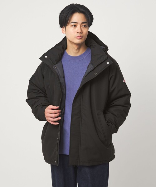 green label relaxing(グリーンレーベルリラクシング)の「<DANTON>ダウン アーミー フーデッド ジャケット(その他アウター・メンズ・ブラック・L/M/S)」の4枚目の写真