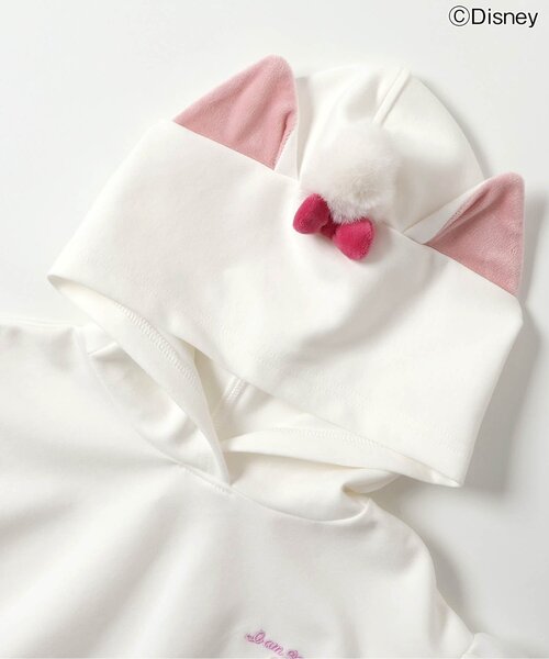 Disney（ディズニー）の「【リンク】【ディズニーキャラクター/マリー】メニーリボンフーディ（パーカー・キッズ・アイボリー・80/90/100/110/120/130/140）」の6枚目の写真
