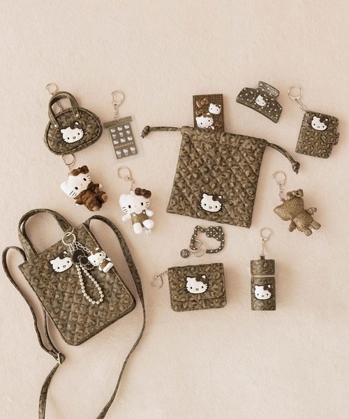 3点　LOWRYSFARM ハローキティ キルティングバンス ヘアクリップ HELLO KITTY】キルティングバンス 592861（バレッタ/ヘアクリップ