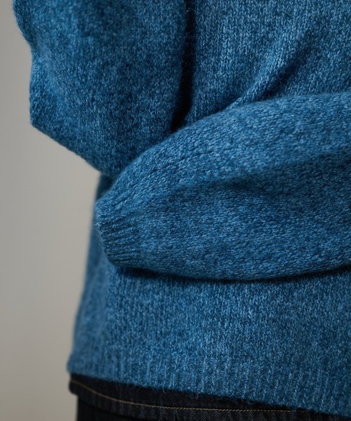 LAULEN(ローレン)の「angola blend v neck mix knit /アンゴラブレンドVネックミックスニットプルオーバー(ニット/セーター・レディース・ブラウン/オレンジ/ブルー・FREE)」の22枚目の写真
