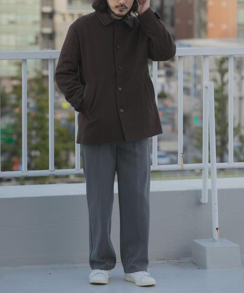 ITEMS URBANRESEARCH（アイテムズ アーバンリサーチ）の「尾州ウール ショートコート（その他アウター・メンズ・ブラウン/ブラック/ネイビー・LARGE/MEDIUM）」の7枚目の写真