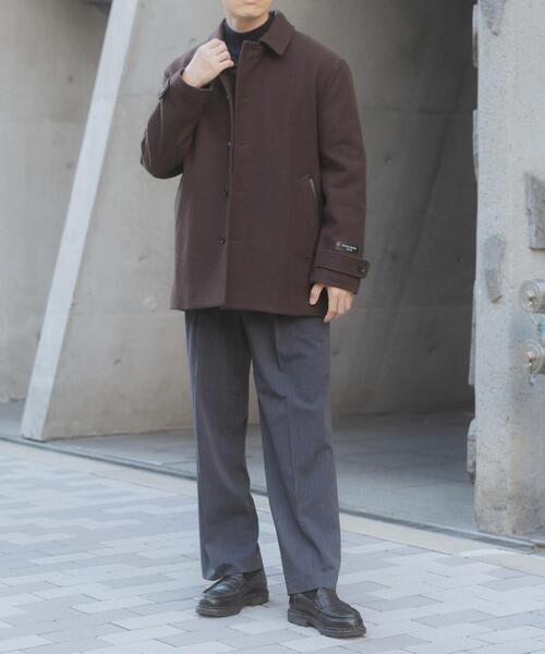 ITEMS URBANRESEARCH（アイテムズ アーバンリサーチ）の「尾州ウール ショートコート（その他アウター・メンズ・ブラウン/ブラック/ネイビー・LARGE/MEDIUM）」の14枚目の写真