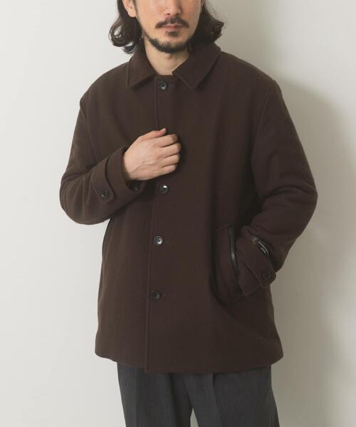 ITEMS URBANRESEARCH（アイテムズ アーバンリサーチ）の「尾州ウール ショートコート（その他アウター・メンズ・ブラウン/ブラック/ネイビー・LARGE/MEDIUM）」の15枚目の写真