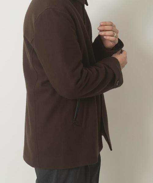 ITEMS URBANRESEARCH（アイテムズ アーバンリサーチ）の「尾州ウール ショートコート（その他アウター・メンズ・ブラウン/ブラック/ネイビー・LARGE/MEDIUM）」の16枚目の写真
