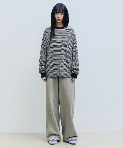 F.ILLUMINATE(フィルミネイト)の「マルチストライプロングスリーブ-ブラック(Tシャツ/カットソー・レディース・その他・SMALL/MEDIUM/LARGE)」の12枚目の写真