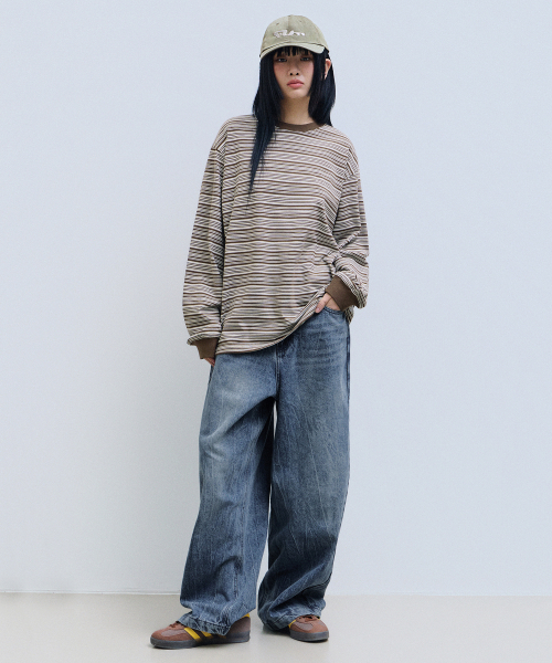 F.ILLUMINATE(フィルミネイト)の「マルチストライプロングスリーブ-ブラック(Tシャツ/カットソー・レディース・その他・SMALL/MEDIUM/LARGE)」の10枚目の写真