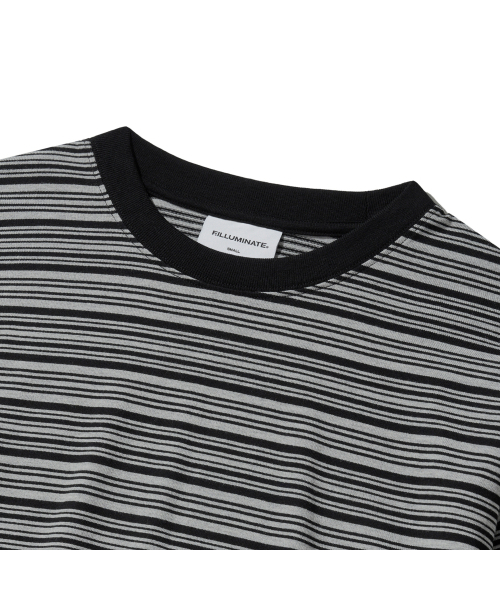 F.ILLUMINATE(フィルミネイト)の「マルチストライプロングスリーブ-ブラック(Tシャツ/カットソー・レディース・その他・SMALL/MEDIUM/LARGE)」の9枚目の写真