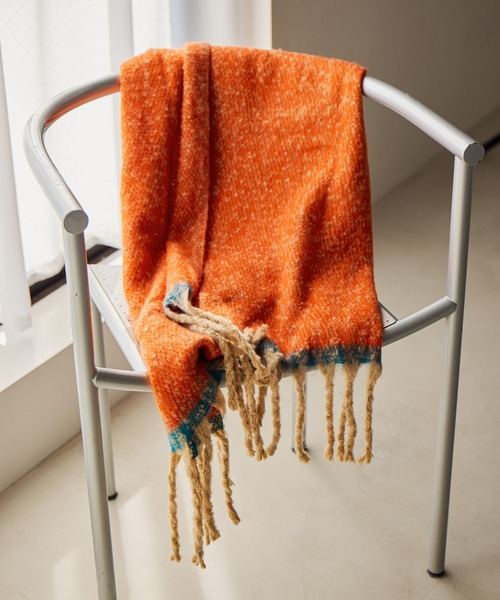 studio CLIP（スタディオクリップ）の「静電軽減ミックスストール（ストール/ショール・レディース・グレー/ベージュ/オレンジ・FREE）」の3枚目の写真