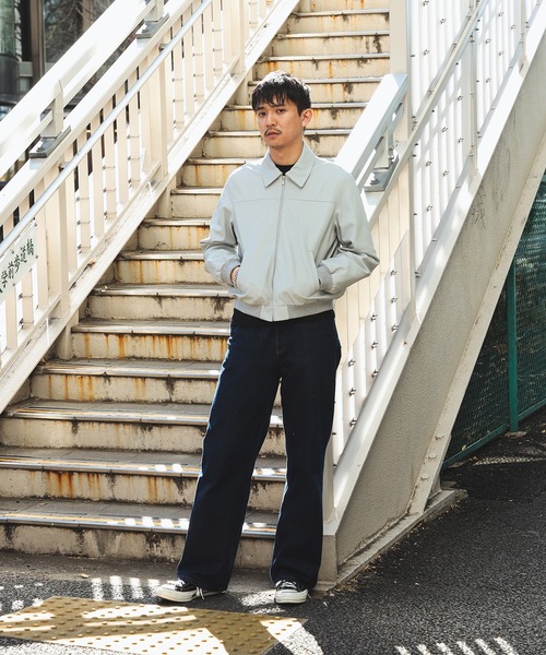 International Gallery BEAMS（インターナショナルギャラリービームス）の「QUATTROCCHI / シープレザー アビエーター ジャケット（ブルゾン・メンズ・ブラック/ライトグレー・44/48/46）」の21枚目の写真