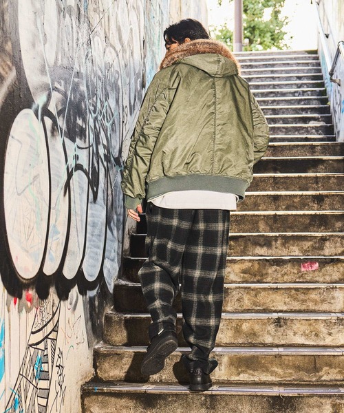 niko and...（ニコアンド）の「フェードN-2Bブルゾン（ブルゾン・メンズ・カーキ/グレー・LARGE/MEDIUM）」の10枚目の写真