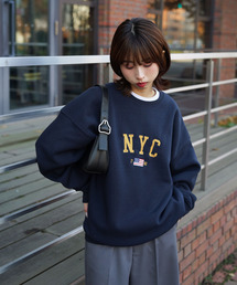 Chillfar（チルファー）の「裏起毛ヴィンテージロゴ刺繍スウェット（スウェット）」