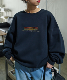 Chillfar（チルファー）の「裏起毛ヴィンテージロゴ刺繍スウェット（スウェット）」