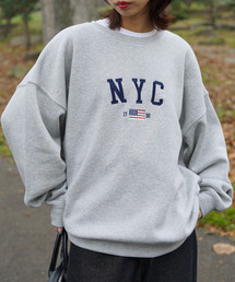 Chillfar（チルファー）の「裏起毛ヴィンテージロゴ刺繍スウェット（スウェット）」