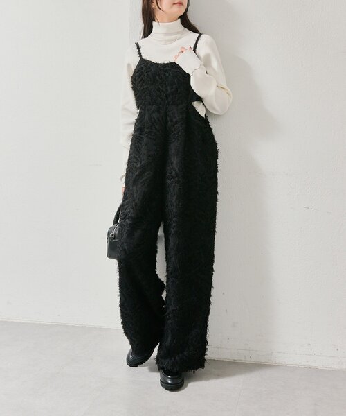 mystic(ミスティック)の「フリンジオールインワン(サロペット/オーバーオール・レディース・アイボリー/ブラック・FREE)」の12枚目の写真