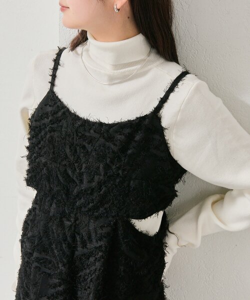 mystic(ミスティック)の「フリンジオールインワン(サロペット/オーバーオール・レディース・アイボリー/ブラック・FREE)」の14枚目の写真