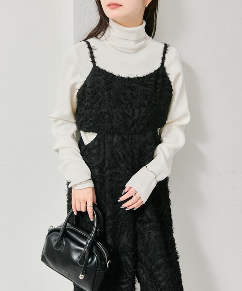 mystic(ミスティック)の「フリンジオールインワン(サロペット/オーバーオール・レディース・アイボリー/ブラック・FREE)」の15枚目の写真