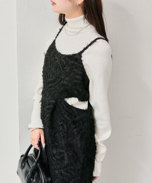 mystic(ミスティック)の「フリンジオールインワン(サロペット/オーバーオール・レディース・アイボリー/ブラック・FREE)」の16枚目の写真