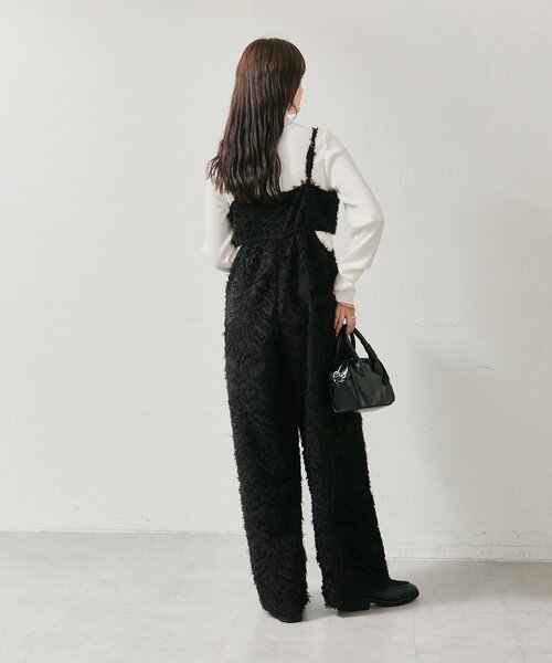 mystic(ミスティック)の「フリンジオールインワン(サロペット/オーバーオール・レディース・アイボリー/ブラック・FREE)」の20枚目の写真