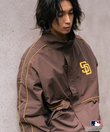 JEANS MATE（ジーンズメイト）の「【MLB/メジャーリーグベースボール】パイピングナイロンジャケット（ナイロンジャケット）」