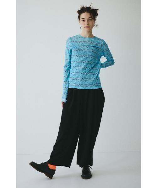 HeRIN.CYE（ヘリンドットサイ）の「Rocket mesh inner tops　　ロケットメッシュインナートップス（Tシャツ/カットソー・レディース・グレー系その他/ブルー系その他・FREE）」の3枚目の写真