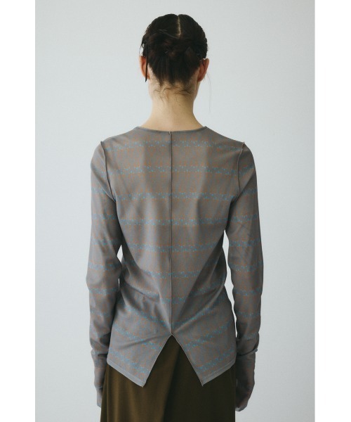 HeRIN.CYE（ヘリンドットサイ）の「Rocket mesh inner tops　　ロケットメッシュインナートップス（Tシャツ/カットソー・レディース・グレー系その他/ブルー系その他・FREE）」の15枚目の写真