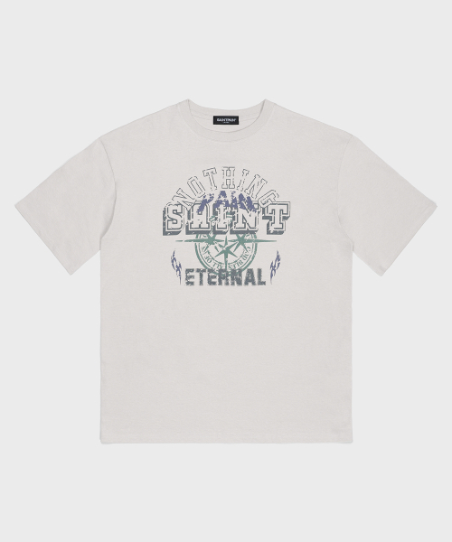 SAINTPAIN(セイントペイン)の「SPレイヤードロゴ半袖Tシャツライトベージュ(Tシャツ/カットソー・メンズ・その他・MEDIUM/LARGE)」の1枚目の写真