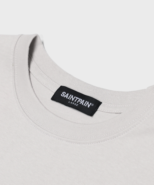 SAINTPAIN(セイントペイン)の「SPレイヤードロゴ半袖Tシャツライトベージュ(Tシャツ/カットソー・メンズ・その他・MEDIUM/LARGE)」の3枚目の写真