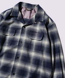TOWNCRAFT（タウンクラフト）の「TOWNCRAFT / タウンクラフト 50S W-FLAP OPEN COLLAR SHIRTS ダブルフラップ オープンカラー オンブレチェック シャツ（シャツ/ブラウス）」