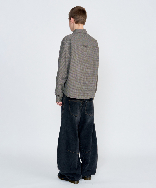 JUAN HOMME(ジュアンオム)の「クロップフィットチェックシャツ(マルチブラウン)(シャツ/ブラウス・メンズ・その他・MEDIUM/LARGE)」の6枚目の写真