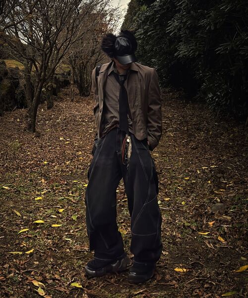 JUAN HOMME(ジュアンオム)の「クロップフィットチェックシャツ(マルチブラウン)(シャツ/ブラウス・メンズ・その他・MEDIUM/LARGE)」の4枚目の写真