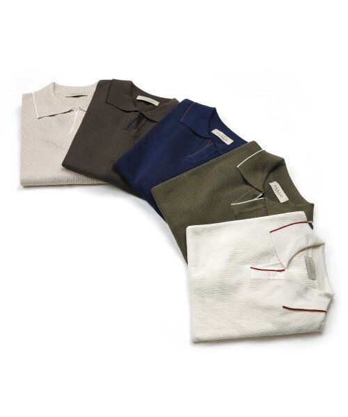 sortie（ソルティ）の「Combination collar knit (Beige)（ニット/セーター・メンズ・その他・LARGE/MEDIUM/X-LARGE）」の4枚目の写真