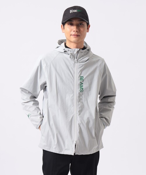 BEAMS GOLF(ビームスゴルフ)の「ORANGE LABEL /ストレッチ メッシュ 切り替え ジップアップ パーカー(ブルゾン・メンズ・ブラック/ネイビー/グレー・MEDIUM/X-LARGE/LARGE/SMALL)」の12枚目の写真