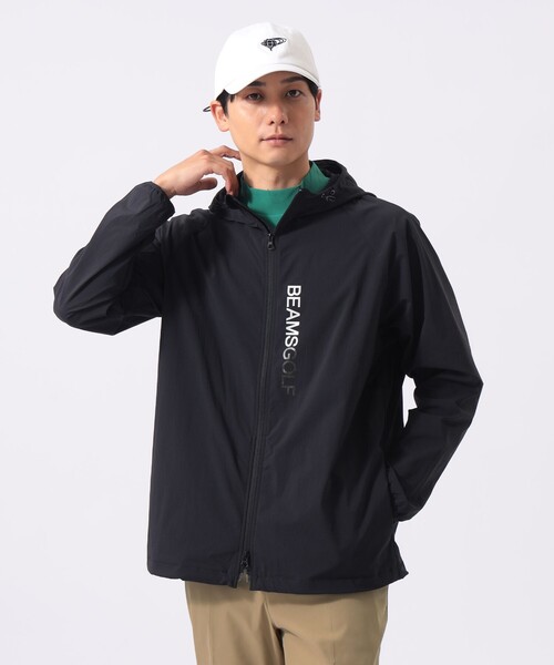 BEAMS GOLF(ビームスゴルフ)の「ORANGE LABEL /ストレッチ メッシュ 切り替え ジップアップ パーカー(ブルゾン・メンズ・ブラック/ネイビー/グレー・MEDIUM/X-LARGE/LARGE/SMALL)」の4枚目の写真