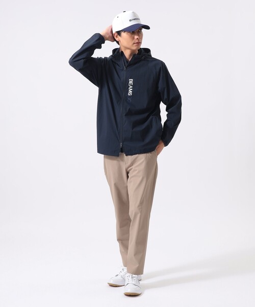 BEAMS GOLF(ビームスゴルフ)の「ORANGE LABEL /ストレッチ メッシュ 切り替え ジップアップ パーカー(ブルゾン・メンズ・ブラック/ネイビー/グレー・MEDIUM/X-LARGE/LARGE/SMALL)」の5枚目の写真