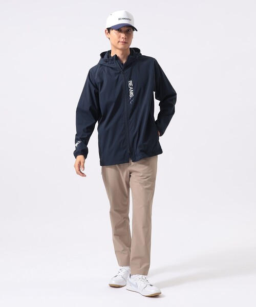 BEAMS GOLF(ビームスゴルフ)の「ORANGE LABEL /ストレッチ メッシュ 切り替え ジップアップ パーカー(ブルゾン・メンズ・ブラック/ネイビー/グレー・MEDIUM/X-LARGE/LARGE/SMALL)」の6枚目の写真
