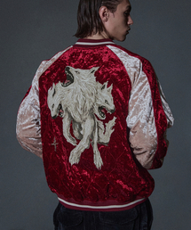NOT4NERD（ノットフォーナード）の「Wolf Souvenir Quilting Blouson Jacket - Red（ブルゾン）」