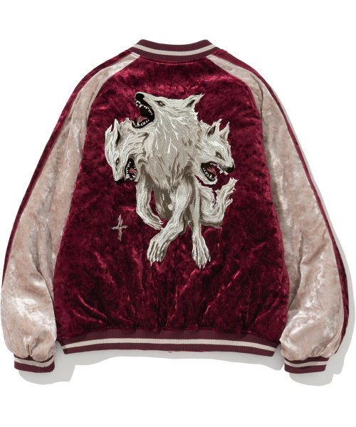 NOT4NERD(ノットフォーナード)の「Wolf Souvenir Quilting Blouson Jacket - Red(ブルゾン・レディース・その他・MEDIUM/LARGE/X-LARGE)」の2枚目の写真
