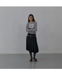 TAILORED VOLUME SKIRT (BLACK)
