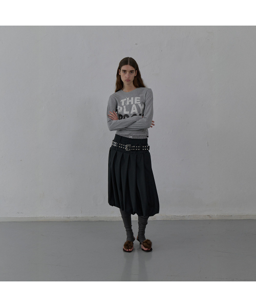 LCDC TM(エルシーディーシーティーエム)の「TAILORED VOLUME SKIRT (BLACK)(スカート・レディース・その他・MEDIUM/SMALL)」の1枚目の写真