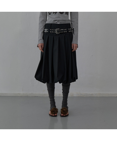 LCDC TM(エルシーディーシーティーエム)の「TAILORED VOLUME SKIRT (BLACK)(スカート・レディース・その他・MEDIUM/SMALL)」の5枚目の写真