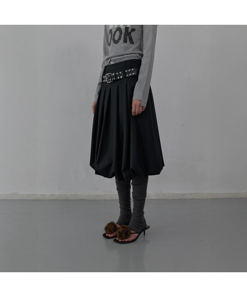 LCDC TM(エルシーディーシーティーエム)の「TAILORED VOLUME SKIRT (BLACK)(スカート・レディース・その他・MEDIUM/SMALL)」の6枚目の写真