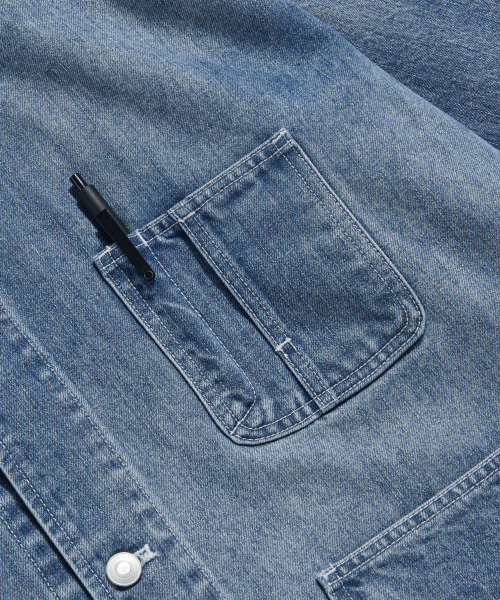 ESPIONAGE(エスピオナジ)の「50s American Denim Coverall Fade Indigo(デニムジャケット・レディース・ダークブルー・MEDIUM/LARGE/X-LARGE)」の7枚目の写真