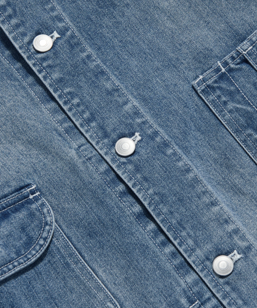 ESPIONAGE(エスピオナジ)の「50s American Denim Coverall Fade Indigo(デニムジャケット・レディース・ダークブルー・MEDIUM/LARGE/X-LARGE)」の9枚目の写真