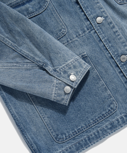 ESPIONAGE(エスピオナジ)の「50s American Denim Coverall Fade Indigo(デニムジャケット・レディース・ダークブルー・MEDIUM/LARGE/X-LARGE)」の10枚目の写真