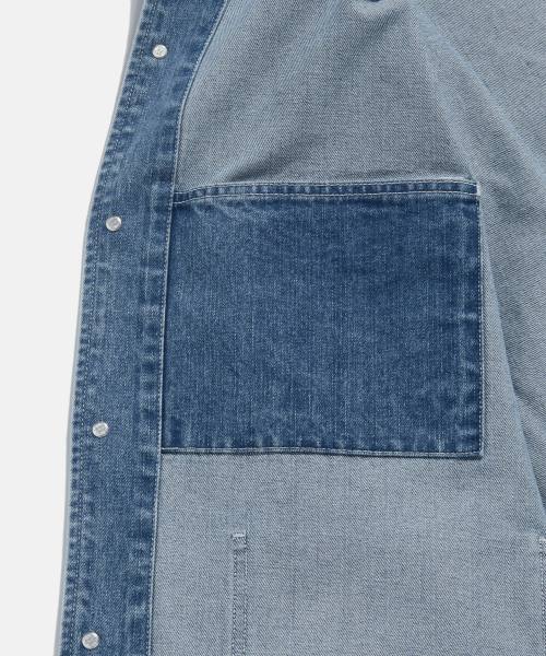 ESPIONAGE(エスピオナジ)の「50s American Denim Coverall Fade Indigo(デニムジャケット・レディース・ダークブルー・MEDIUM/LARGE/X-LARGE)」の12枚目の写真