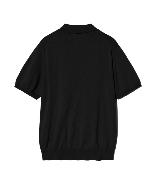 YALE(イェール)の「スーピマコットン 半袖ポロニット ブラック(Tシャツ/カットソー・レディース・その他・SMALL/MEDIUM/LARGE/X-LARGE)」の4枚目の写真